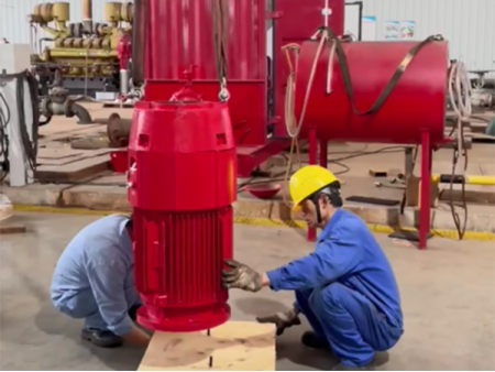 محرك مضخة مكافحة الحريق الرأسية Vertical Fire Pump Motor