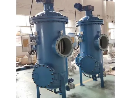 فلتر مياه الصرف بتقنية الغسيل العكسي/ مرشح المياه بالغسيل العكسي باك ووش Backwash Sewage Filter