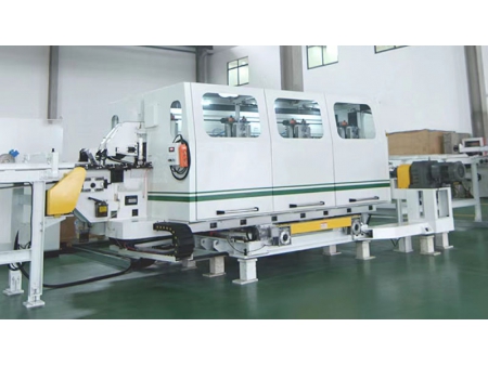 خط التلسين وتشكيل الطرفين لألواح الجدران Wall Panel Double-End Tenoner Line