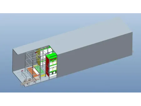 فريزر (مجمد) نفقي ذكي (للحوم والدواجن والمنتجات المعبأة في كراتين) Carton Freezer