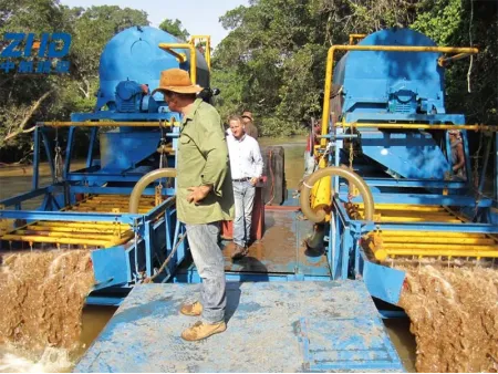 آلة تجريف بمضخة شفط نفاثة للتعدين (لأعمال التعدين تحت المسطحات المائية) Jet Suction Mining Dredger