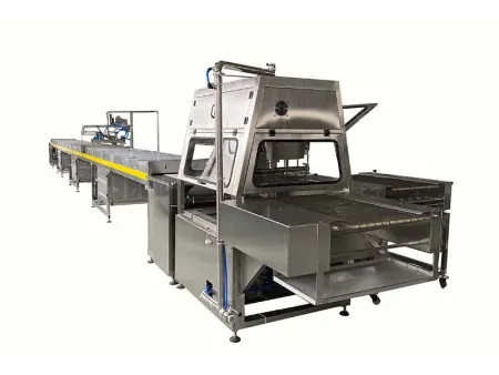 ماكينة تغطية وتبريد الشكولاتة Chocolate Enrobing and Cooling Machine
