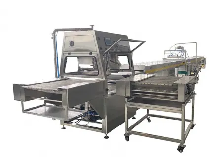 ماكينة تغطية وتبريد الشكولاتة Chocolate Enrobing and Cooling Machine