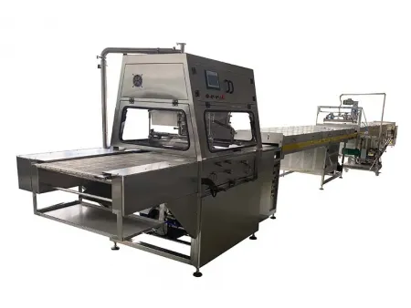 ماكينة تغطية وتبريد الشكولاتة Chocolate Enrobing and Cooling Machine