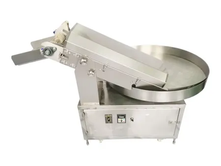 ماكينة تغطية المعجنات الدوارة الآلية Automatic Rotary Flour Coating Machine