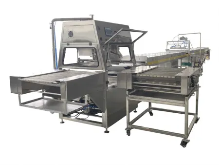 خط تغطية بالشكولاتة Chocolate Enrobing Line