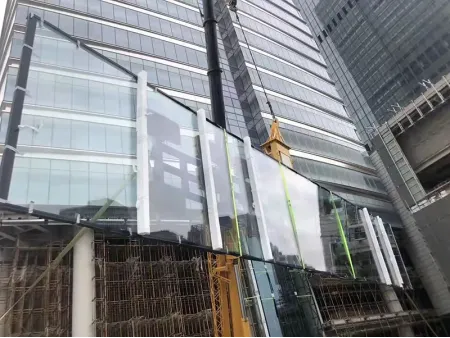 زجاج عازل منخفض الانبعاث بثلاث طبقات فضية
