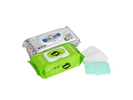 ماكينة وضع غطاء علب مناديل مبللة (إدراج الغطاء ولصق الليبل ووضع الغطاء بدقة عالية) Fully Automatic Wet Wipes Lid Applicator Machine ماكينة وضع غطاء علب مناديل مبللة (إدراج الغطاء ولصق الليبل ووضع الغطاء بدقة عالية) Fully Automatic Wet Wipes Lid Applicator Machine