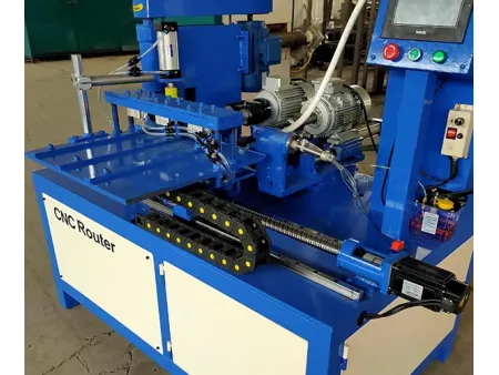 ماكينة CNC للحفر والتفريز والتثقيب على الأرجل الخشبية (للتفريز، الحفر، التثقيب، والربط للأرجل الخشبية للكراسي في دورة عمل واحدة) CNC Milling Drilling Tapping Machine
