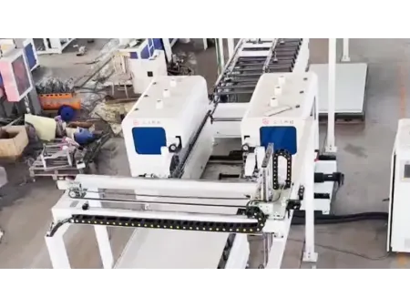 ماكينة تفريز حواف ألواح جدران خشب بنظام CNC (من جانبين) CNC Wall Panel Edge Slotting Machine (Double Side) ماكينة تفريز حواف ألواح جدران خشب بنظام CNC (من جانبين) CNC Wall Panel Edge Slotting Machine (Double Side)