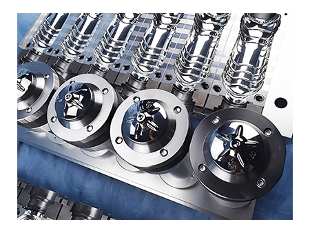 قوالب آلات التشكيل بالنفخ الخطية Blow Molds for Linear Blow Molders