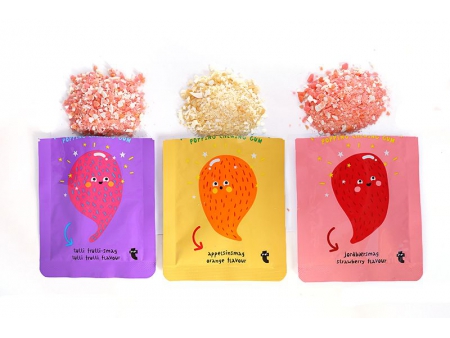 حلوى الفرقعة مع علكة الفقاعات Popping Candy   Bubble Gum