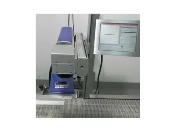 جهاز وسم ليزر بغاز ثاني أكسيد الكربون فائق السرعة على خط الإنتاج المتحرك