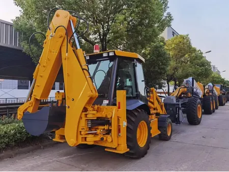 WZC20  لودر حفار (باكو لودر، جرافة مع حفار خلفي)، متعددة المهام يجمع بين قوة الحفر ودقة التحميل