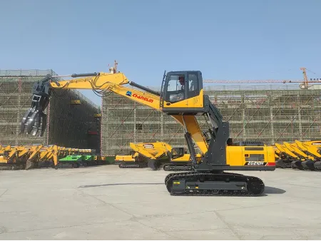 ZG210H  حفار مجنزر مع ملقط جذوع الأشجار Grapple (أداة قوية للأعمال الزراعية والبناء)