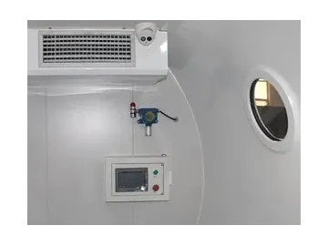 غرفة التجارب على الحيوانات في بيئة ضغط منخفض