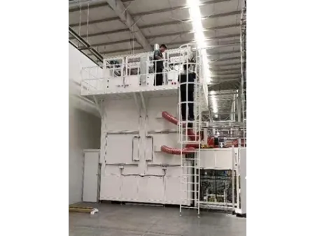 ماكينة تجفيف الزجاج الرأسية متعددة الطبقات  Vertical Multi-Layer Dryer ماكينة تجفيف الزجاج الرأسية متعددة الطبقات  Vertical Multi-Layer Dryer