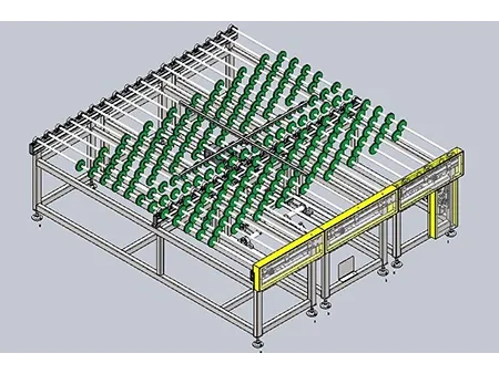 ناقل تدوير ألواح الزجاج  Rotation Conveyor ناقل تدوير ألواح الزجاج  Rotation Conveyor
