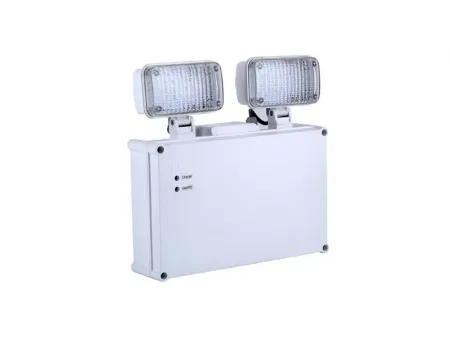 LE2921   كشاف طوارئ لمبتين مقاوم للماء والغبار (مقاوم للعوامل الجوية ومثالي للمنشآت الصناعية)