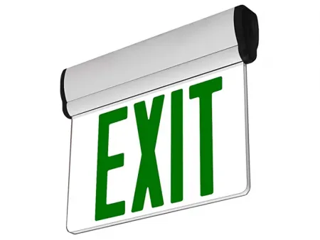 JELBEX   لوحة مخرج طوارئ LED بإضاءة جانبية (تصميم أنيق بخامة أكريليك شفافة أو عاكسة، مناسبة للتركيب في الممرات والمخارج، وفق أعلى معايير السلامة)