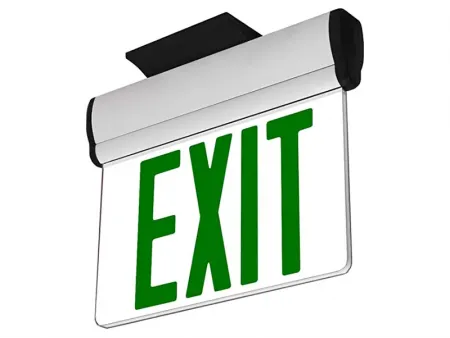 JELBEX   لوحة مخرج طوارئ LED بإضاءة جانبية (تصميم أنيق بخامة أكريليك شفافة أو عاكسة، مناسبة للتركيب في الممرات والمخارج، وفق أعلى معايير السلامة)