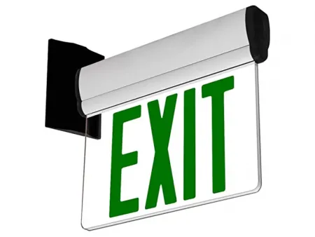 JELBEX   لوحة مخرج طوارئ LED بإضاءة جانبية (تصميم أنيق بخامة أكريليك شفافة أو عاكسة، مناسبة للتركيب في الممرات والمخارج، وفق أعلى معايير السلامة)