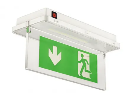 LE515-21   لوحة خروج طوارئ LED مقاومة للماء والغبار وفق معيار IP65(مزودة بـ21 لمبة LED من نوع SMD3528)