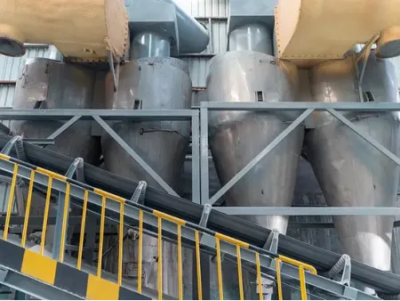فاصل إعصاري (تنقية فعالة للغازات الصناعية المحمّلة بالغبار) Cyclone Separator فاصل إعصاري (تنقية فعالة للغازات الصناعية المحمّلة بالغبار) Cyclone Separator