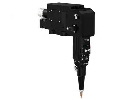 رأس قطع فايبر ليزر بقدرة 15 كيلوواط للحواف المائلة (زاوية قائمة بنظام بندول رقاص، تركيز تلقائي) 15kW Fiber Laser Bevel Cutting Head (Single Pendulum Right Angle, Auto Focus)