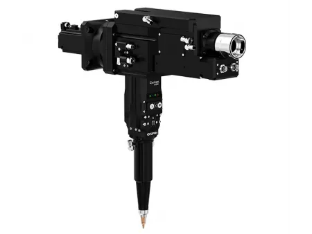 رأس قطع فايبر ليزر بقدرة 20 كيلوواط للحواف المائلة (زاوية قائمة بنظام بندول رقاص، تركيز تلقائي) 20kW Fiber Laser Bevel Cutting Head (Single Pendulum Right Angle, Auto Focus)