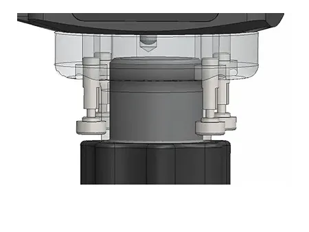 ررأس لحام ليزر متأرجح مزدوج المحور بقدرة 15 كيلوواط، (مع جهاز نفث هواء (Air Knife) لإزالة الدخان والرذاذ من منطقة اللحام) 15KW Dual-Axis Wobble Laser Welding Head (with Air-Knife)