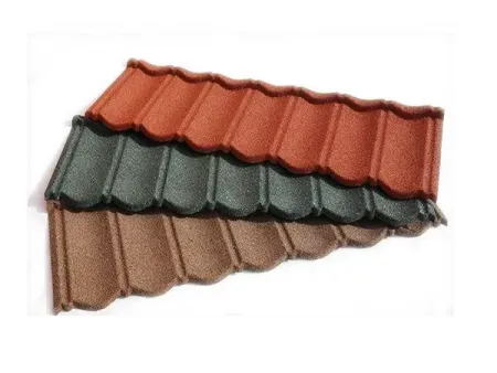 قرميد سقف معدني ذو مظهر حجري Stone Coated Metal Roofing Tiles