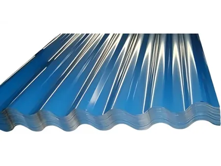 ألواح جدران معدنية ببروفايل مموج Corrugated Profile Metal Wall Panel