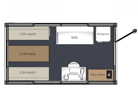 بيوت التخييم الجاهزة Prefabricated Camping Cabins