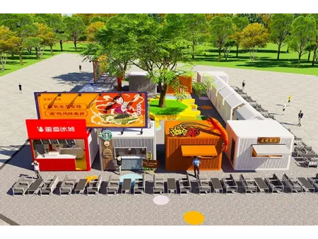 كرفانات تجارية Prefabricated Retail Buildings