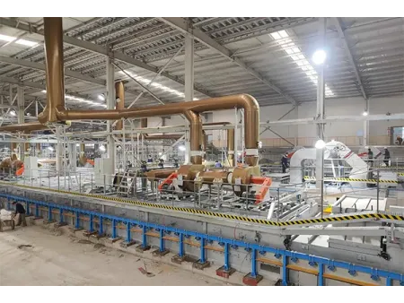 نفق تلدين الزجاج (لتبريد شريط الزجاج بشكل متدرج ومتحكم فيه في خط إنتاج الزجاج المسطح) Glass Annealing Lehr