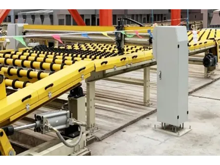 ماكينة تقطيع الزجاج الأوتوماتيكية (القطع الطولي والعرضي بدقة عالية للألواح الزجاجية المسطحة) Glass Cutting Machine