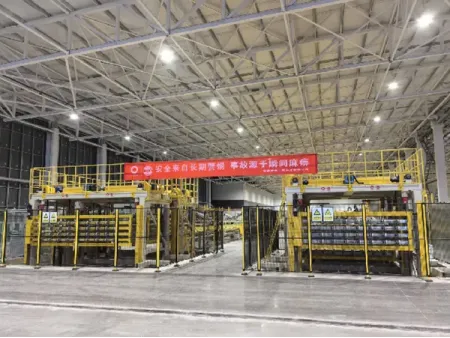 نظام النقل والتخزين المتحرك للألواح الزجاجية Glass Sheet Transport Shuttle System