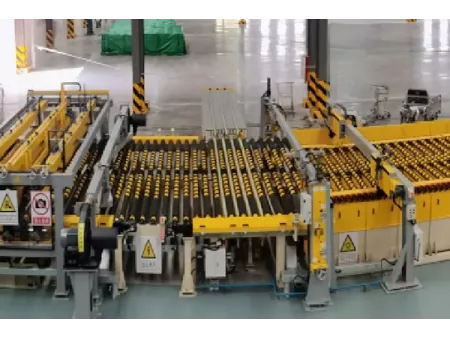 آلة الفصل الأوتوماتيكية للألواح الزجاجية (لفصل الألواح الزجاجية المسطحة بعد القطع الطولي والعرضي) Glass Breakout Machine