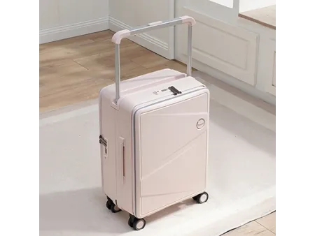 حقيبة يد بدون سحاب قابلة للفتح من الجانبين Dual Open Carry-On Luggage