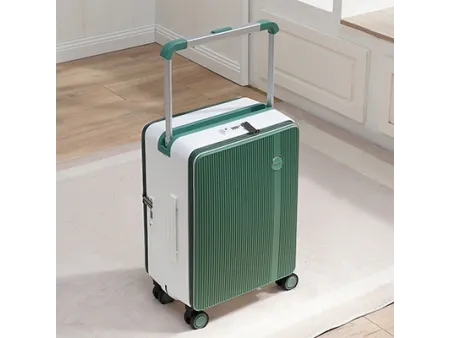 حقيبة يد بدون سحاب قابلة للفتح من الجانبين Dual Open Carry-On Luggage