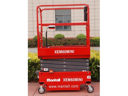 رافعة مقصية كهربائية صغيرة (رافعة سيزر لفت)، سلسلة XEM-MINI Mini Electric Scissor Lift