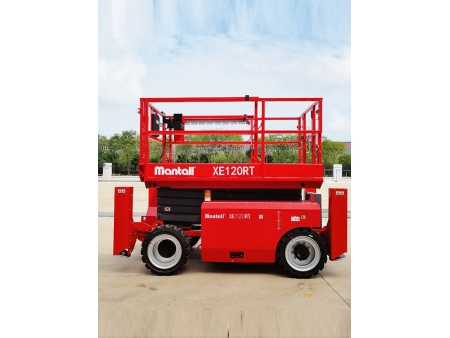 رافعة مقصية سيزر لفت متحركة ذاتية الدفع، سلسلة XE-RT Self-Propelled Rough Terrain Scissor Lift