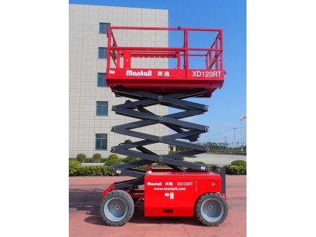 رافعة مقصية سيزر لفت متحركة ذاتية الدفع، سلسلة XD Self-Propelled Rough Terrain Scissor Lift