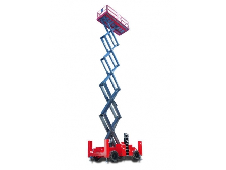 رافعة مقصية سيزر لفت متحركة ذاتية الدفع، سلسلة XDW Self-Propelled Rough Terrain Scissor Lift