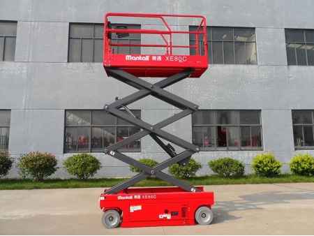 رافعة مقصية كهربائية متحركة ذاتية الدفع، سلسلة XE-C Electric Self-Propelled Scissor Lift