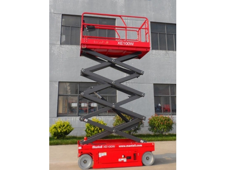 رافعة مقصية كهربائية متحركة ذاتية الدفع، سلسلة XE-W Electric Self-Propelled Scissor Lift