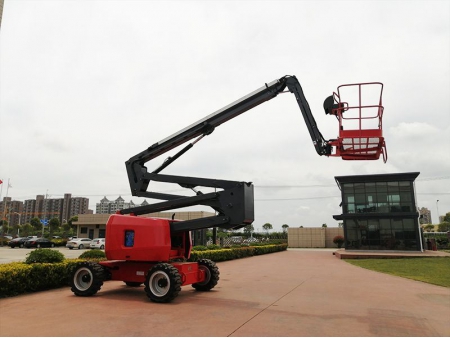 رافعة ذراع مفصيلة متحركة ذاتية الدفع، سلسلة HZ200J Self-Propelled Articulated Boom Lift