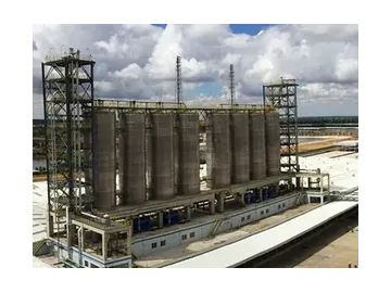 نظام نقل المواد بالهواء المضغوط/ بالشفط الهوائي (لنقل المنتجات الحبيبية والمساحيق عبر خطوط أنابيب مُغلقة) Pneumatic Conveying System