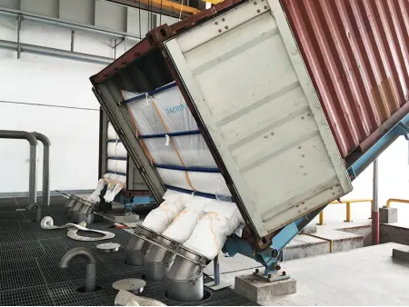 نظام تحميل وتفريغ الحاويات (تحميل وتفريغ صهاريج المواد السائبة) Bulk Container Discharge System
